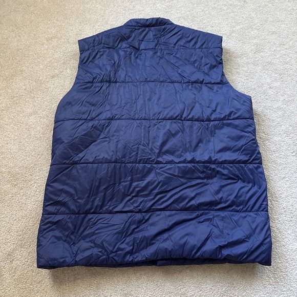 Little Donkey Andy Puffer Quilted Lightweight vest Blue Size M - Picture 7 of 7